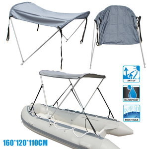 YISHUN Oxford impermeable protección UV cuadrado soporte trasero poste <span class=keywords><strong>barco</strong></span> cubierta Acero inoxidable Bimini modelo superior 2017 - Product Image 4