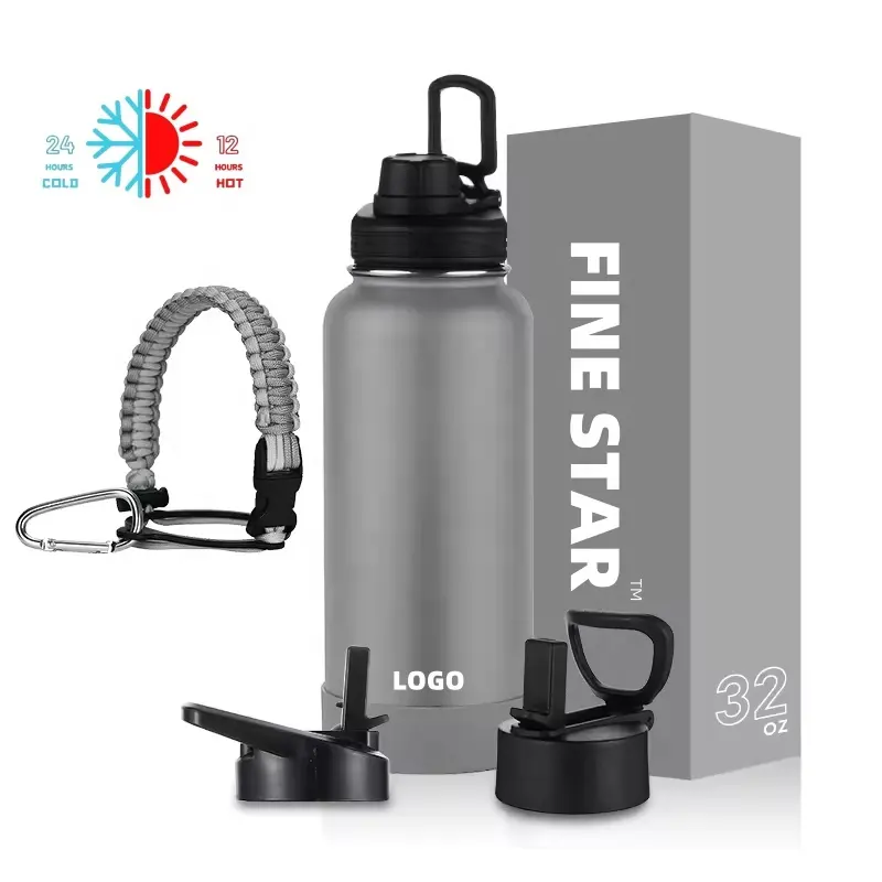 OEM ODM 32oz Travel Thermal Vacuum Flask Insulated Cup Milk Tea Water Bottle Stainless Steel water bottle