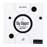 Yinhe Beidou Big Dipper alta viscosidad Anti-pegamento Pimple-In raqueta de tenis de mesa elástica goma 9035 # negro 30-80 BPM esponja