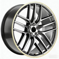 Jantes de voiture de tourisme TS 18 pouces, jantes de course personnalisées à rebord profond, jantes de véhicule compactes, jantes sport monobloc forgées en alliage