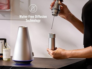 Diffuseur d'arômes de bureau 100 ml avec intensité de brume réglable et minuterie, batterie intégrée, utilisation sans fil et filaire, humidificateur - Product Image 2