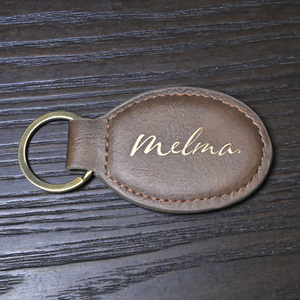 Porte-clés personnalisé en cuir véritable vintage avec mousqueton en acier inoxydable, style dessin animé, pour la maison et la voiture, souvenir nostalgique - Product Image 5