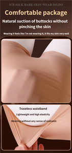 Unterwäsche mit Penisförmigem Dildo für Frauen, Masturbationshilfe, Erwachsenen-Sexspielzeug, Einsetzbarer Heißer Lesbischer Strap-On Dildo - Product Image 6