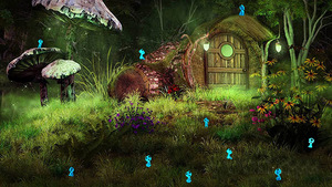 Estatua luminosa de jardín, árbol, elfos, princesa <span class=keywords><strong>Mononoke</strong></span>, Micro figura de paisaje, adorno brillante para jardinería, decoración en maceta - Product Image 6