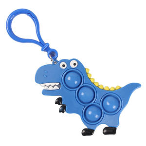 Dinosaure/<span class=keywords><strong>Licorne</strong></span>/Fruits personnalisé conçu <span class=keywords><strong>en</strong></span> silicone sensoriel Fidget porte-clés soulagement du Stress Mini Fidget jouet porte-clés <span class=keywords><strong>Pop</strong></span> <span class=keywords><strong>It</strong></span> porte-clés - Product Image 1