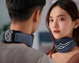 Pemijat leher & bahu portabel, dapat diisi ulang dengan teknologi detak jantung TENS panas untuk pemulihan otot orang tua ide hadiah sempurna - Product Image 1