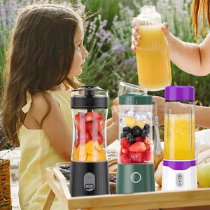Licuadora Portátil de 380 ml, Trituradora de Hielo, USB, para Smoothies, 6 Cuchillas de Acero Inoxidable, para Hacer Jugos de Frutas en Casa o en el Gimnasio, Venta al por Mayor de Fábrica - Product Image 5