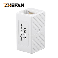 Adaptateur Réseau Femelle-Femelle Cat5e Cat6 8p8c, Répartiteur de Câble Ethernet, Coupleur en Ligne, Prolongateur pour RJ45