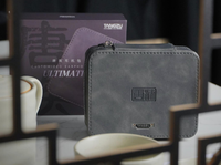 Étui pour écouteurs en cuir de qualité supérieure Tangzu Ultimate Upgrade, étui de rangement anti-poussière pour écouteurs HiFi, sac de transport pour accessoires audio IEM