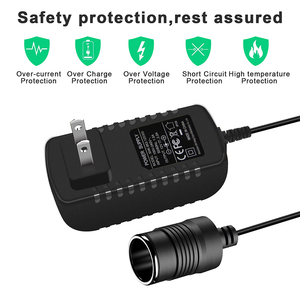 อะแดปเตอร์แปลงไฟฟ้าในรถ110V AC เป็น12V 2A DC ที่จุดบุหรี่ในรถยนต์ - Product Image 6