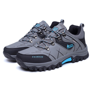 Zapatos de senderismo resistentes al desgaste para hombre, zapatillas deportivas de estilo clásico con cordones para correr al aire libre, senderismo y caza, novedad - Product Image 5
