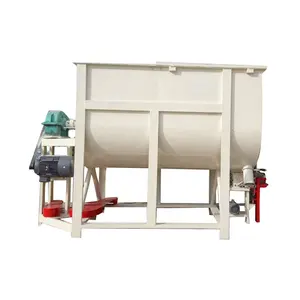 Horizontal Dry Powder Chemical Food Mixing Equipment Ribbon Mixer Blender Machine