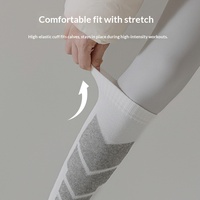 Chaussettes de ski en laine tricotée pour femmes, mi-mollet, épaisses, chaudes, pour sports d'hiver, alpinisme, snowboard, course à pied, antidérapantes, yoga, colorées