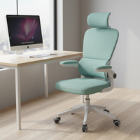 Chaise de bureau ergonomique en maille de luxe moderne 2026, avec support lombaire réglable, pivotante pour ordinateur – Nouveauté promotionnelle