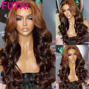 Brazilian Wigs Body Wave Lace Front Wig Hd Swiss Lace Pre Plucked With Baby Hair 100% Human Hair Wig For Black Woman