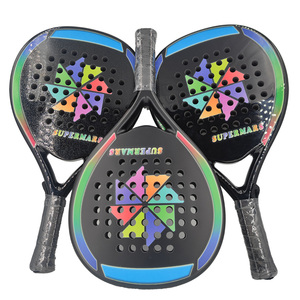 Raqueta de tenis de <span class=keywords><strong>playa</strong></span> de buena calidad, raquetas de pádel de carbono, <span class=keywords><strong>palas</strong></span> de pádel Camewin de carbono de China - Product Image 4