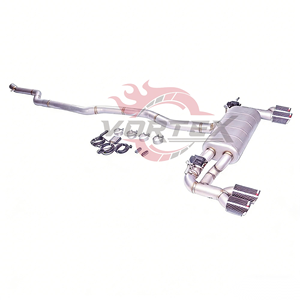Sistema de escape Valvetronic Vortex Racing compatible con BMW 218i 220i F22 2014-2024, silenciador Catback de alto rendimiento, mejora de sonido, puntas cuádruples. - Product Image 4