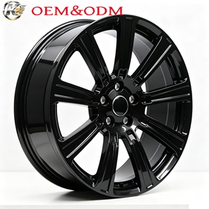 Rines Ligeros Forjados de 19-24 Pulgadas 5x120 (5x4.72) en Negro Mate para <span class=keywords><strong>Jaguar</strong></span> F-Type Coupé, Rines de Lujo - Product Image 4