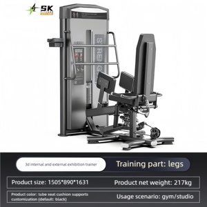 <span class=keywords><strong>Machine</strong></span> Commerciale SK en Acier pour Abduction de la Hanche et Poussée des Fessiers, Inclinaison Réglable, Équipement de Fitness Multifonctionnel pour Entraînement en Salle de Sport - Product Image 2