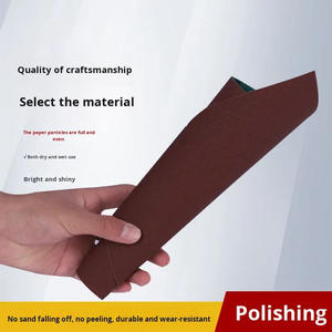 กระดาษ<span class=keywords><strong>ขัด</strong></span>คอรันดัมสีน้ำตาล<span class=keywords><strong>กระดาษทราย</strong></span>ฐานรอง220X270มม. ผ้าขัดเจียรสี่เหลี่ยมผืนผ้าความแข็งปานกลาง - Product Image 4