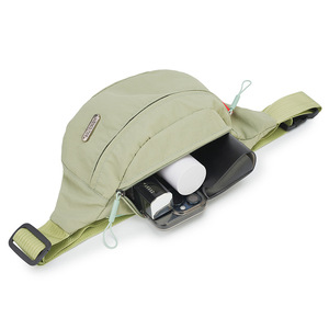 Waist Bag Casual Simple Crossbody Bag Water Resistant Outdoor Sports Cycling Chest Bag For Women Green Black Khaki Pink Brown - Product Image 4