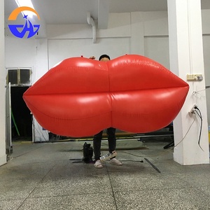 Modello Gonfiabile Sexy a Forma <span class=keywords><strong>di</strong></span> Labbra Rosse Chenghuang, Decorazione per Matrimoni, Feste e Spettacoli, 3m/4m/5m - Product Image 5