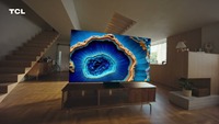 TCL Mini LED 75C755 50/65/75 Inci 4K Google TV 2025 TV Gaming Unggulan Amerika Utara Home Theater Ruang Tamu 144Hz Smart TV