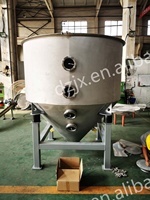 Silo Tramoggia DZJX Industriale in Acciaio Inox 304 per lo Stoccaggio di Caffè, Mais, e Cereali in Polvere con Nastro Trasportatore di Carico