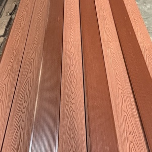 Planche de terrasse extérieure en <span class=keywords><strong>bois</strong></span> composite WPC de qualité supérieure Revêtement de sol en <span class=keywords><strong>bois</strong></span> 3D pour piscine jardin terrasse WPC - Product Image 5