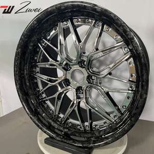 ZW forjado 2 piezas 8x170 Deep Dish negro cromado acabado ruedas para Ford F250 F350 Super Duty Truck Off Road 22 24 26 28 pulgadas llantas - Product Image 3