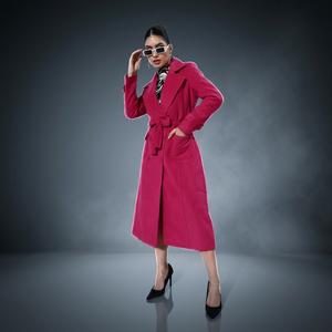 Manteaux longs pour femmes et filles, derniers modèles, en tissu Lycka uni, en vente par les exportateurs - Product Image 6