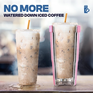 แก้วน้ำเก็บอุณหภูมิ Moioco 30 ออนซ์ ลาย Frost <span class=keywords><strong>Buddy</strong></span> ป้องกันการรั่วซึม ทำจากสแตนเลส เหมาะสำหรับกาแฟเย็นและสมูทตี้ - Product Image 5