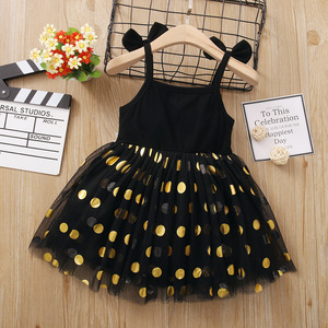 Vestidos de Encaje para Niñas, con Estrellas y Cuello de Bebé, para Fiestas de Cumpleaños de Verano - Product Image 2