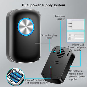 300M <span class=keywords><strong>longue</strong></span> <span class=keywords><strong>portée</strong></span> <span class=keywords><strong>étanche</strong></span> 60 mélodies <span class=keywords><strong>sonnette</strong></span> <span class=keywords><strong>sans</strong></span> <span class=keywords><strong>fil</strong></span> DC alimentée par batterie - Product Image 3