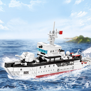Wange 3523, Modelo de Bloques de Construcción de la Armada China, Tipo 081, Buque de Contramedidas de Minas, Piezas MOC, Juego de Juguetes de Plástico para Armar, Venta al por Mayor - Product Image 2