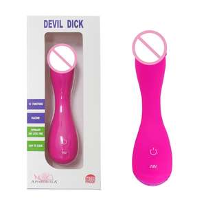 <span class=keywords><strong>Vibrador</strong></span> de Silicona DEVIL DICK de 10 Modos, Potente, Flexible e Impermeable, para Mujeres y Parejas, en Rosa y Morado - Product Image 2