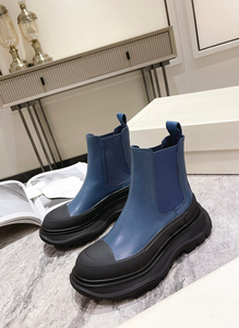 Chaussures de course montantes en cuir véritable pour hommes et femmes, collection automne-hiver 2026, nouvelle collection, amortissantes, style simple, chaussures décontractées pour couple - Product Image 3