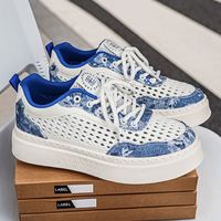 Chaussures de sport respirantes personnalisées pour hommes, style décontracté, pour le printemps, l'été et l'automne, idéales pour la marche et les activités de plein air.