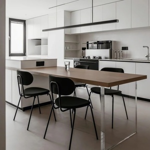 Customized Eco-Friendly Modern-style Wood Dining Set for <b>Kitchen</b> Dining <b>Island</b> Villa Hotel & Apartment Use - Product Image 1