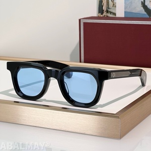 JMM <span class=keywords><strong>VENDOME</strong></span> EPOXY 47-25-146 Gafas de sol de alta calidad para hombre y mujer, gafas de sol de diseñador, clásicas, punk, de lujo, de acetato, UV400, con caja - Product Image 1