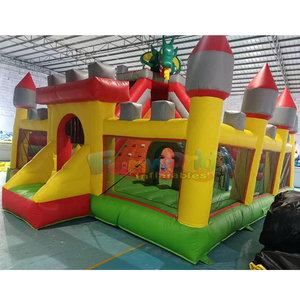 บ้านลมเป่าลมรูปมังกรพร้อมสไลเดอร์สำหรับเด็ก - Product Image 3