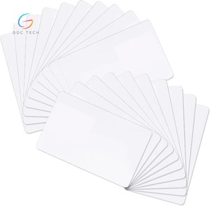 Carta PVC Premium Impermeabile GDC GDC6004 CR80 30 <span class=keywords><strong>Mil</strong></span> per Badge Fotografici, Stampabile Fronte-Retro con Qualità Grafica per Stampanti a Getto d'Inchiostro - Product Image 2
