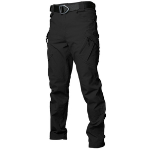 <span class=keywords><strong>Pantaloni</strong></span> <span class=keywords><strong>Cargo</strong></span> Casual da Uomo Leggeri e Traspiranti in Poliestere, <span class=keywords><strong>Pantaloni</strong></span> Utility per Escursionismo Antivento ad Asciugatura Rapida con Multi-Tasche - Product Image 4
