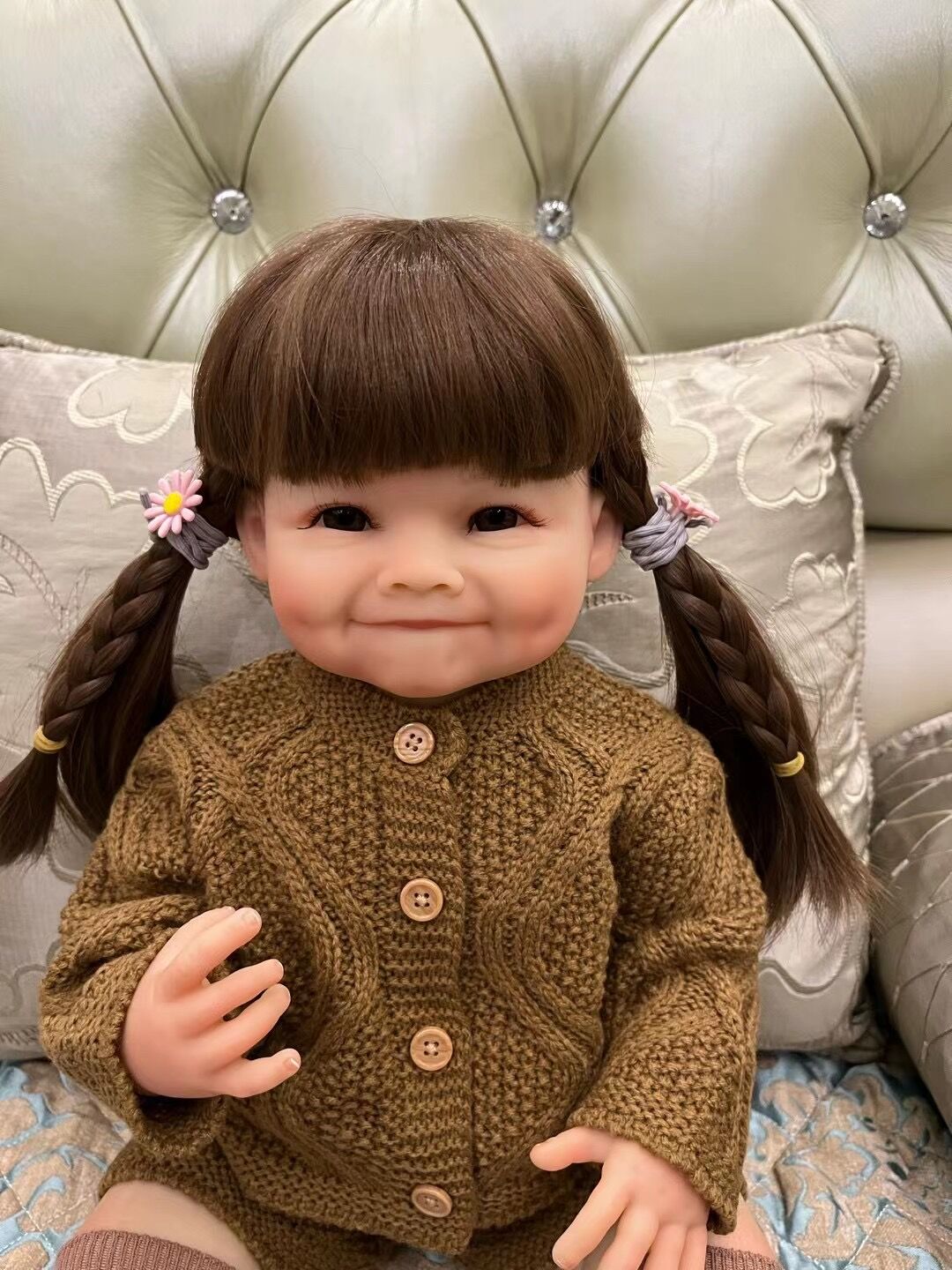 full silicone baby doll 22 23 inch