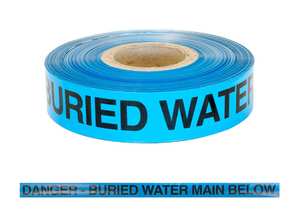 Cinta de Advertencia Azul, Amarilla y Verde de 100 mm de Ancho, Cinta de Polietileno para Marcar Riesgos, para Detección de Tuberías de Agua y Cables - Product Image 5