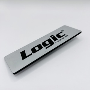 Tùy Chỉnh Tên Thương Hiệu Logo Debossed Khắc Chải Anodized Nhôm Tấm Dấu Hiệu Ngoài Trời-Sử Dụng Kim Loại Nhãn Tag Cho Xe - Product Image 2