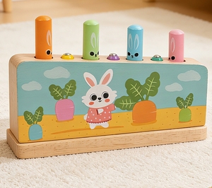 Jouet de pêche magnétique 2-en-1 amusant avec blocs rebondissants et 4 figurines pour développer la motricité fine - Product Image 3