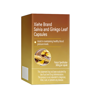 Salvia <span class=keywords><strong>Ginkgo</strong></span> <span class=keywords><strong>Biloba</strong></span> Extract Capsules 1,3g Tanshinone 0,9g Flavonoïden Volwassenen Biologische Circulatie Ondersteunende Supplement OEM - Product Image 3