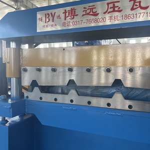 Lạnh uốn màu kim loại thép tự động nhôm sóng thép mạ kẽm mái hồ sơ cuộn hình thành máy - Product Image 3