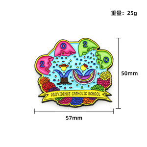 Imán de Refrigerador Personalizado para Turismo Cultural, Aleación de Zinc, Forma Irregular, Duradero, para Uso Doméstico - Product Image 4